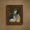 The Mandolin (1866)-frame by James Smetham