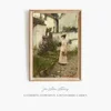 Gathering Flowers in a Devonshire Garden-frame by John William Waterhouse