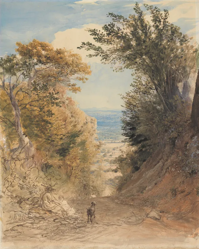 View from Rook’s Hill, Kent (1843) by Samuel Palmer