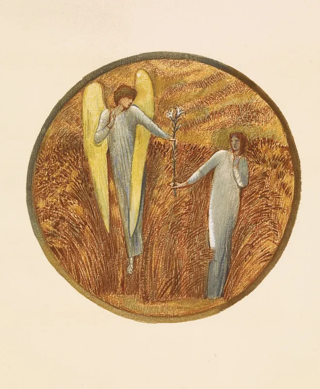 Flower of God-full by Sir Edward Coley Burne-Jones