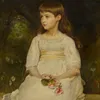 Portrait of Miss Scott, daughter of the Late Thomas Alexander Scott of Philadelphia (1883)-full by Sir John Everett Millais