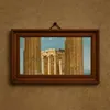 The Temple of Nike Apteros, seen from the Propylaea (1887)-frame by William Blake Richmond
