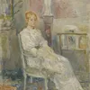 Alice Gamby dans le salon (1890)-full by Berthe Morisot