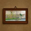 Bords Du Loing À Moret (1901)-frame by Camille Pissarro