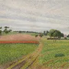 Les Coteaux de Thierceville, temps gris (1888)-full by Camille Pissarro