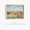 L’avant-Port De Dieppe, Après-Midi, Temps Lumineux (1902)-frame by Camille Pissarro