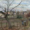 The Fence (1872)-full by Camille Pissarro