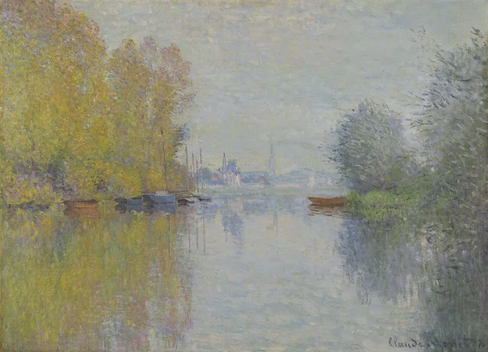 Autumn on the Seine, Argenteuil (1873)-full by Claude Monet