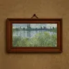 Banks of the Seine,Vétheuil (1880)-frame by Claude Monet