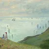 Cliffs at Pourville (1882)-d2 by Claude Monet