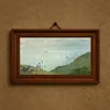 Cliffs at Pourville (1882)-frame by Claude Monet