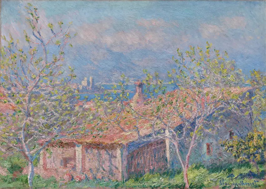 Gardener’s House at Antibes (1888) by Claude Monet