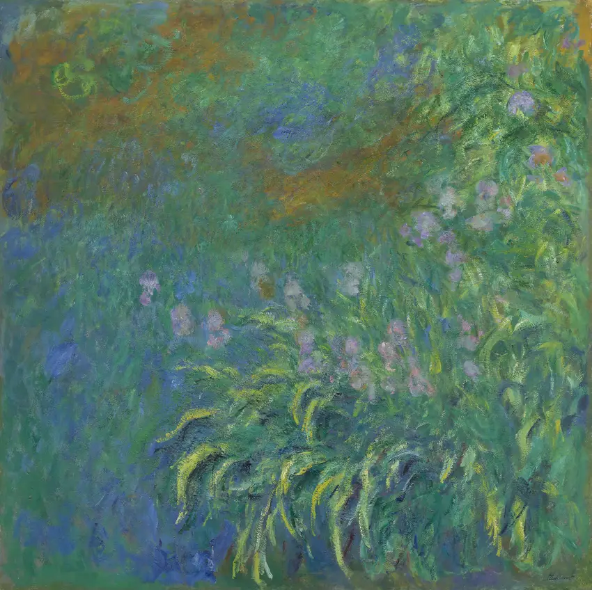 Irises (1914-17) by Claude Monet