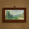 La Route De Vétheuil-frame by Claude Monet