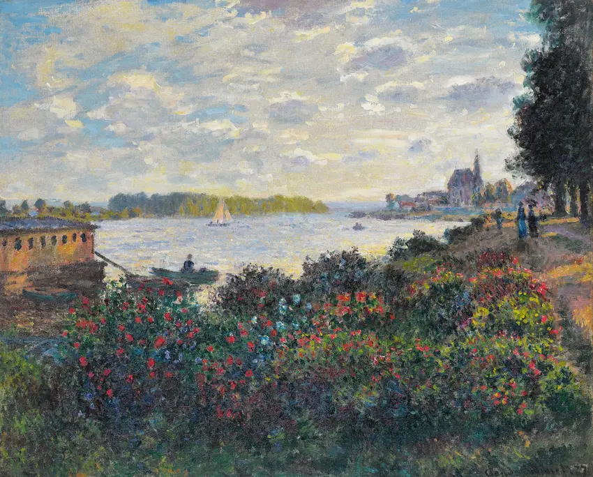 La Seine À Argenteuil (1877) by Claude Monet