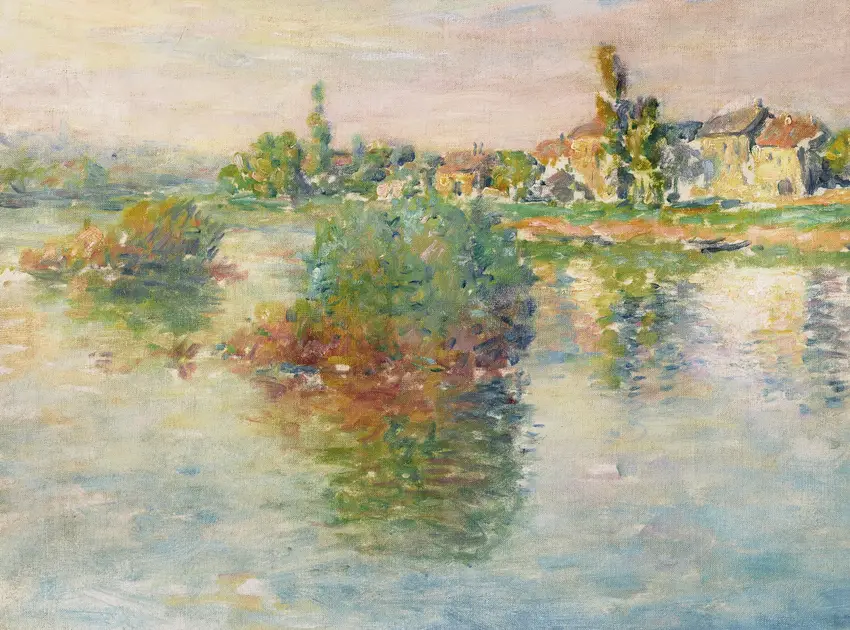 La Seine à Lavacourt (1879) by Claude Monet