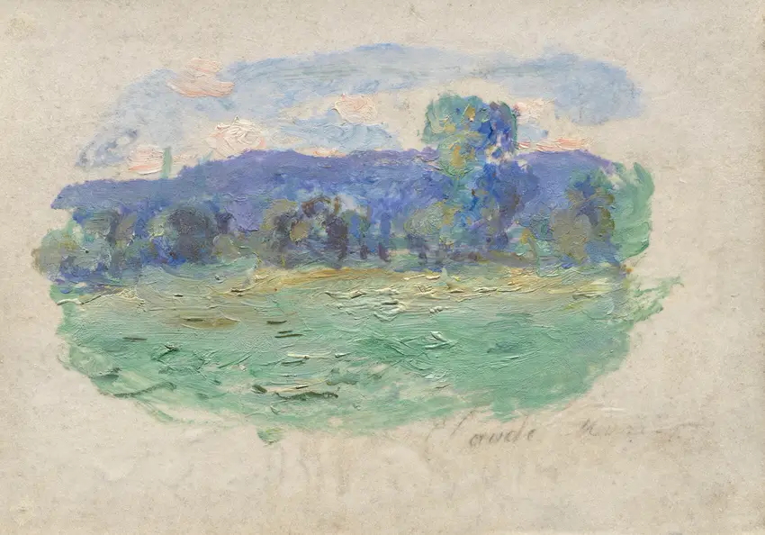 La Seine à Port-Villez (1909) by Claude Monet