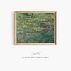Le Bassin des Nympheas (1904)-frame by Claude Monet