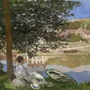 On the Bank of the Seine, Bennecourt (1868)-full by Claude Monet