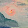 Soleil couchant, temps brumeux, Pourville (1882)-d1 by Claude Monet