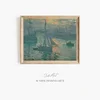 Sunrise (Marine) (1873)-frame by Claude Monet