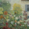 The Artist’s Garden in Argenteuil (A Corner of the Garden with Dahlias) (1873)-d1 by Claude Monet