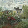The Artist’s Garden in Argenteuil (A Corner of the Garden with Dahlias) (1873)-full by Claude Monet
