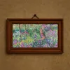 The Artist’s Garden in Giverny (1900)-frame by Claude Monet