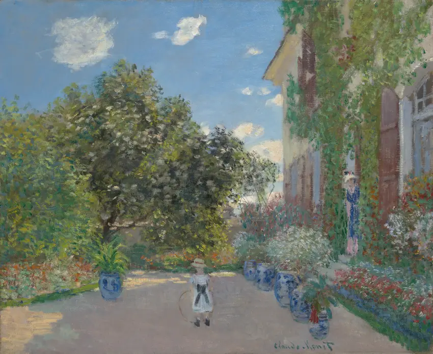 The Artist’s House at Argenteuil (1873) by Claude Monet