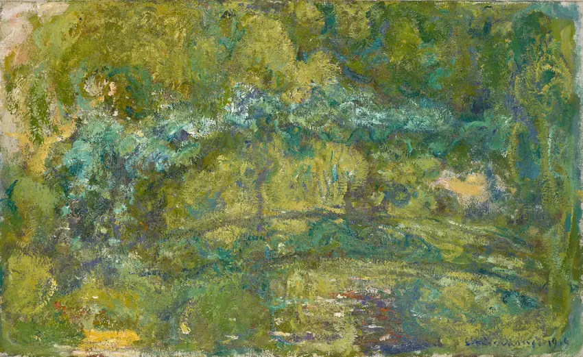 The Footbridge over the Water-Lily Pond (1919) by Claude Monet