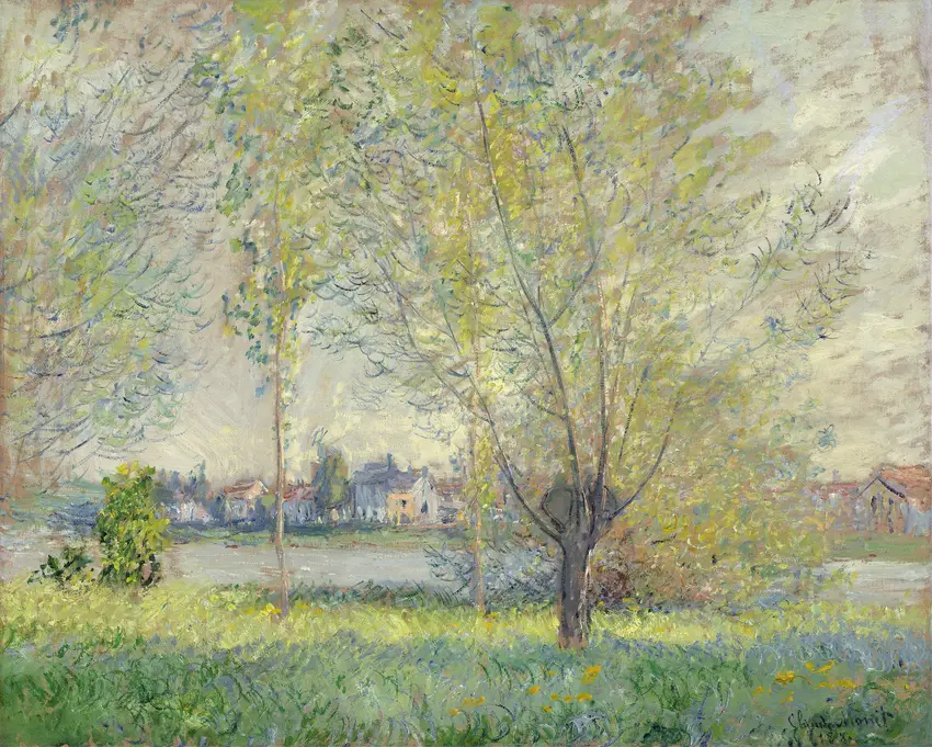 The Willows (1880) by Claude Monet