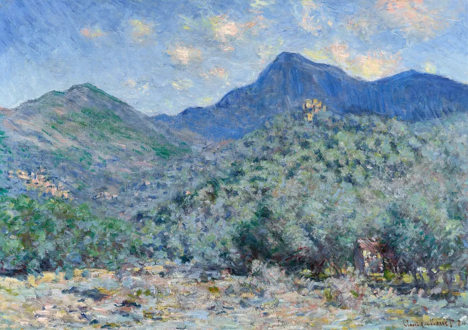 Valle Buona, Near Bordighera (1884)-full by Claude Monet