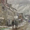 Village Street, Vétheuil (1879)-d1 by Claude Monet