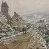 Village Street, Vétheuil (1879)-full by Claude Monet