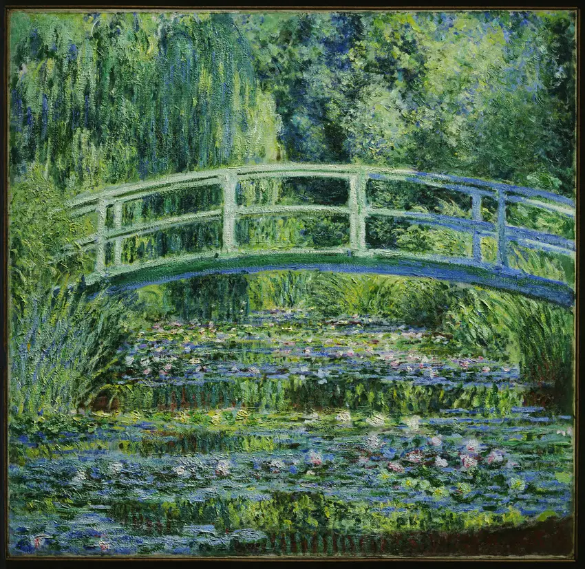 Water Lilies and Japanese Bridge (1899) by Claude Monet