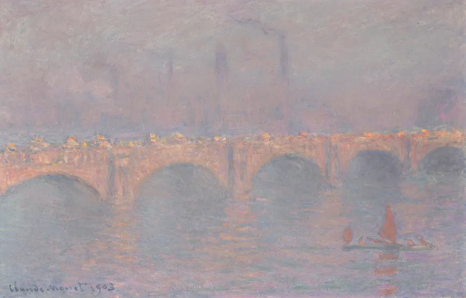 Waterloo Bridge, soleil voilé (1899-1903)-full by Claude Monet