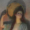 La femme au tambour de basque (1892)-d2 by Edouard Rosset-Granger