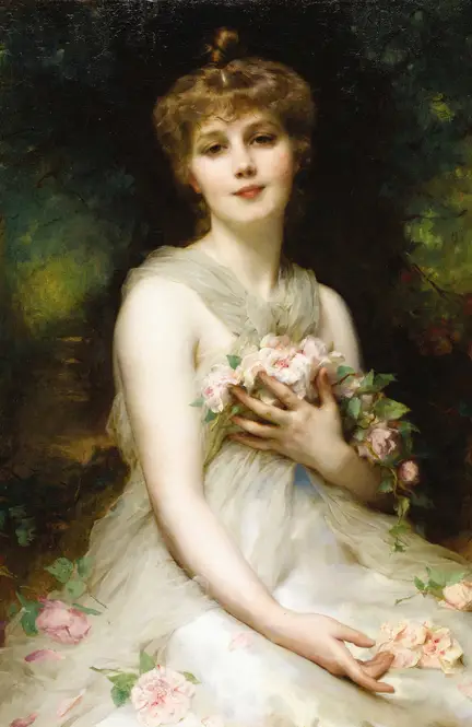 Jeune Femme by Etienne Adolphe Piot