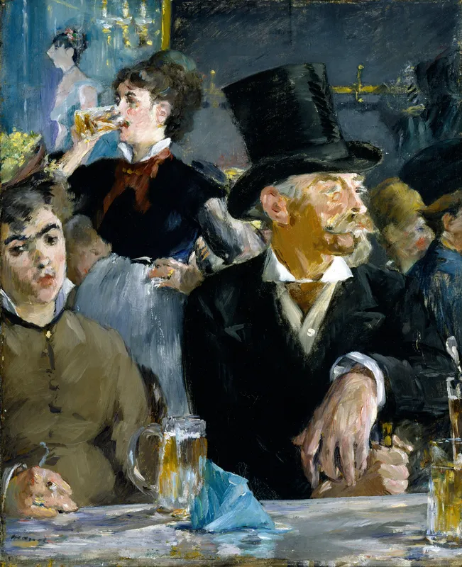 At The Café-full by Édouard Manet