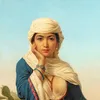 Rebecca At The Well (1869)-d2 by Émile Vernet-Lecomte