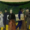 Promeneurs et artistes à l’exposition universelle de 1900. (1900)-full by Henri Bellery-Desfontaines