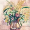 Anémones et mimosas (1943)-d2 by Henri Manguin