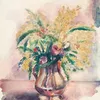 Anémones et mimosas (1943)-full by Henri Manguin