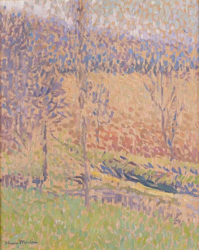 Dans le Brouillard (late 19th-early 20th century)-full by Henri Martin