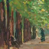 Une allée dans le Parc du Château de Versailles-d1 by Henri Martin