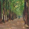 Une allée dans le Parc du Château de Versailles-d2 by Henri Martin