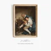 Guitar player (1755-1757)-frame by Jean-Baptiste Greuze