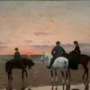 Three Riders at the Sea (1882)-d2 by Jean-Maxime Claude
