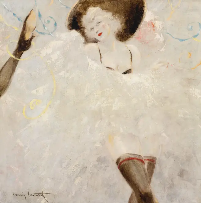 Danseuse de Cancan by Louis Icart