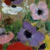 Large Green Vase with Mixed Flowers (1910 - 1912)-d1 by Odilon Redon